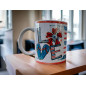 Mug personnalisé en céramique – texte, image ou logo