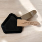Spatule à raclette en bois personnalisée – Gravure prénom Spatule à raclette en bois personnalisée – Gravure prénom