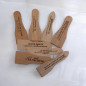 Spatule à raclette en bois personnalisée – Gravure prénom Spatule à raclette en bois personnalisée – Gravure prénom