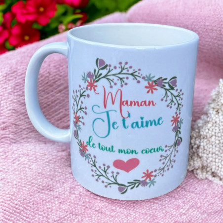 Mug personnalisé en céramique – texte, image ou logo
