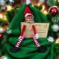 Carte postale Lutin farceur du père noël Carte postale Lutin farceur du père noël