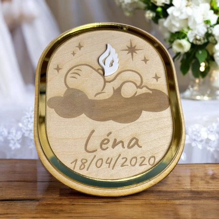 Plaque souvenir bébé ange