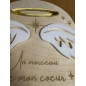 Plaque souvenir bébé ange