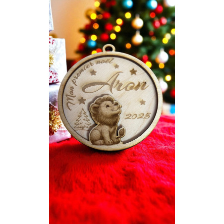 🎄 Boule de Noël personnalisée – “Mon premier Noël”