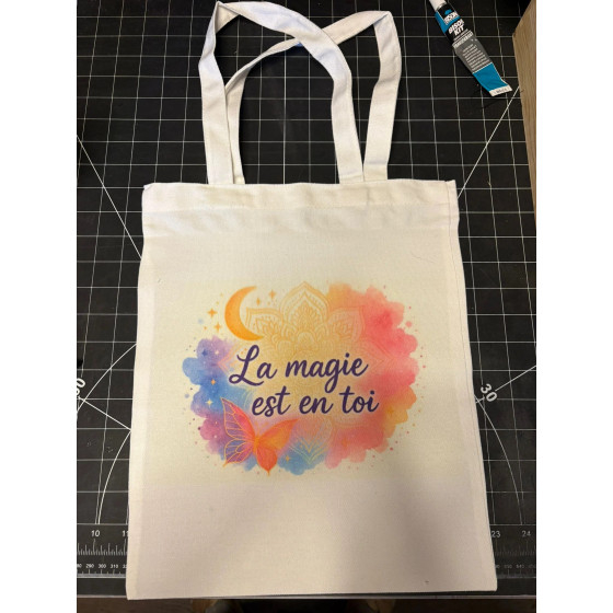 Sac cabas personnalisé – Tote bag imprimé prénom / texte / design