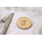 Magnet baptême et communion personnalisé – Croix dorée 5 cm Magnet baptême et communion personnalisé – Croix dorée 5 cm