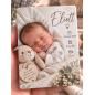 Magnet photo personnalisé en céramique – Photo et texte